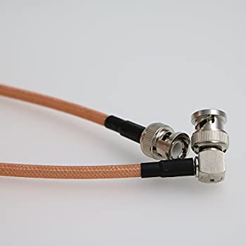 【中古】【輸入品・未使用】Eonvic cables-RG316 低損失RFケーブル L字型オス - BNCオスピグテールコネクター