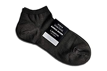 【中古】【輸入品・未使用】L.Martin Pima Cotton Running Walking Ankle Socks Men Women 3Pair Dark Brown 9-10｜スカイマーケットプラス