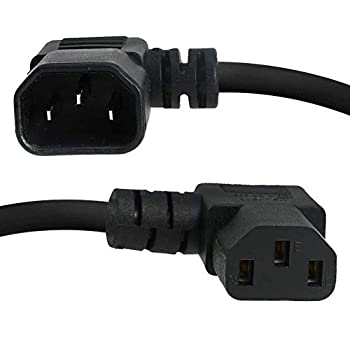 【中古】【輸入品・未使用】C14 左からC13 右電源コード - 6フィート 10A/250V 18/3 SJT IEC 60320 - アイアンボックス部品番号 IBX-6422-06