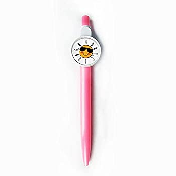【中古】【輸入品・未使用】サングラス 天気 太陽 イラスト パターン ローラーボールチップ ブルー 格納式 ペン 文房具
