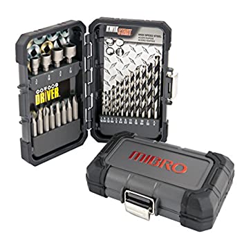 【中古】【輸入品・未使用】Mibro 870840 24-Piece High Speed Steel Drill Bit and Driver Set by Mibro