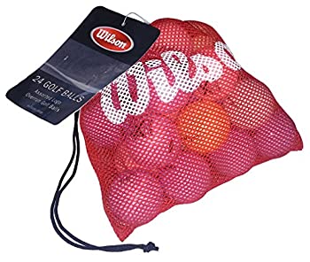 【中古】【輸入品・未使用】ウィルソンメッシュバッグ、24カウント最初品質ゴルフボール|スカイマーケットプラス