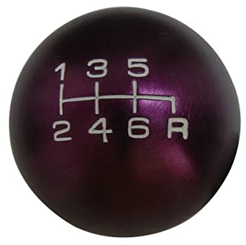 【中古】【輸入品・未使用】10x1.5mm Thread 6 speed Shift Knob in Purple Round Aluminum for Acura Integra RSX Type-S Type- R|スカイマーケットプラス