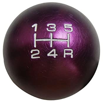 【中古】【輸入品・未使用】10x1.25mm Thread 5 speed Round Ball Type-R Shift Knob in Purple Billet Aluminum for Nissan Altima Maxima Sentra Primera 200SX SER 240SX｜スカイマーケットプラス