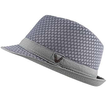 【中古】【輸入品・未使用】THE HAT DEPOT 200G1015 クラシック中折れ帽 ソフトクール軽量メッシュ製 US サイズ: Small / Medium カラー: グレー
