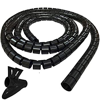 【中古】【インポート品・未当てはめる】Easy Wrap有線テレビ支配人 1.25 Inch Dia. | 10 Feet WL-EASY-125-10-BK