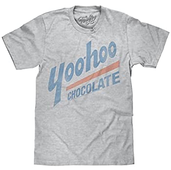 【中古】【輸入品・未使用】Tee Luv Yoo-hooロゴTシャツ - ユーフーチョコレートシャツ US サイズ: Large カラー: グレー