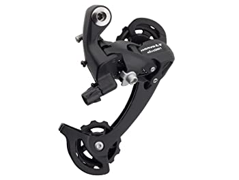 【中古】【インポート品・未当て嵌める】microSHIFT | MarvoLT M46 リアディレイラー | 8速と9速 | ロング伏せ篭 | 黒いこと その他-スポーツ・アウトドア-自転車・サイクリング