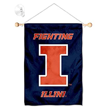 【中古】【輸入品・未使用】Illinois Fighting Illini バナー 窓のドアと壁用