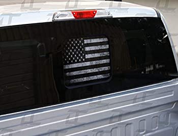 【中古】【輸入品・未使用】Decal Concepts アメリカ国旗 リアウィンドウ シースルー アクセントデカール (F150 2015-2022に適合) (F250 2017-2022に適合)&hellip; (ダメージ加工｜スカイマーケットプラス