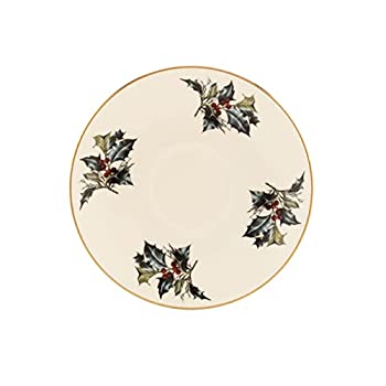 【中古】【輸入品・未使用】(Saucer) - Lenox Winter Greetings Gold Banded Ivory China Saucer