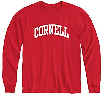 【中古】【輸入品・未使用】Ivysport コットン長袖Tシャツ クラシックロゴ スクールカラー NCAA カレッジ S レッド