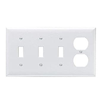 【中古】【輸入品・未使用】legrand-pass & Seymour sp38?W Pass and Seymour sp38-wホワイト3?GデュプレックスToggleプレート|スカイマーケットプラス