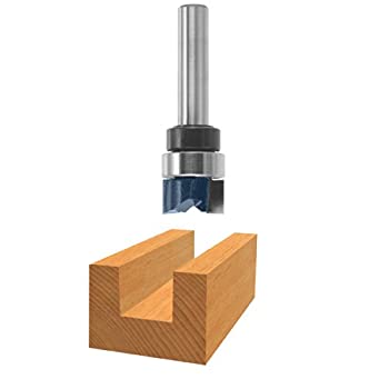 【中古】【輸入品・未使用】Bosch 85674M 1/2 In. x 1/4 In. Carbide Tipped 2-Flute Top Bearing Dado Clean Out Bit
