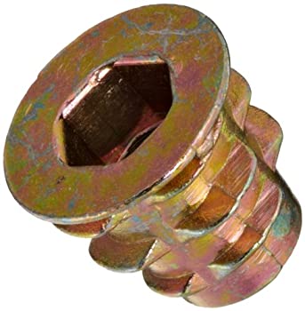 【中古】【輸入品・未使用】E-Z Lok Threaded Insert, Zinc, Hex-Flanged, 10-32 Internal Threads, 0.394\" Length (Pack of 50)