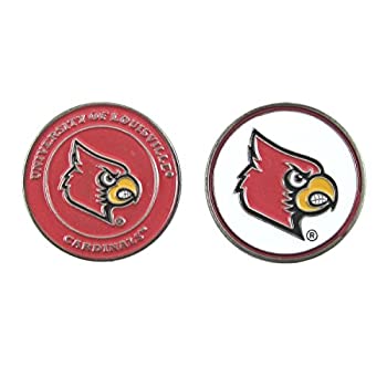【中古】【輸入品・未使用】Louisville大学ゴルフ両面1つボールマーカーのみ