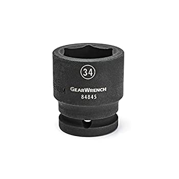 【中古】【インポート品・未当て嵌める】GEARWRENCH 3/4in 運転判定基準インパクトメトリックソケット 34粍 6尖んがり 845