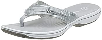 【中古】【輸入品・未使用】Clarks Breeze Sea, シルバー合成。, 9