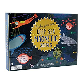【中古】【輸入品・未使用】Floss & Rock 磁気シーン プレイセット - ディープシー