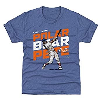 【中古】【インポート品・未当てはめる】500 LEVEL Pete Alonso New York ベースボールキッズシャツ - Pete Alonso Polar Bear 8 Years 青味