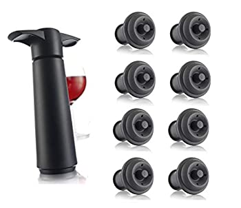 【中古】【輸入品・未使用】Vacu Vin ワインセーバーポンプとワインプリザーバー Vacu Vin ワインストッパー真空シーラー付きワインポンプとワインバキュームストッパーはブ