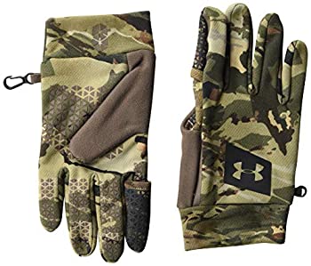 【中古】【輸入品・未使用】Under Armour メンズ ハント アーリーシーズン フリースグローブ、UA フォレスト2.0 迷彩(988)/ブラック、S