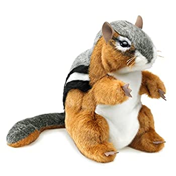 【中古】【輸入品・未使用】Folkmanis Chipmunk ハンドパペット ブラウン