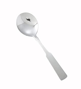 【中古】【輸入品・未使用】Winco 0025-04 12-Piece Houston Bouillon Spoon Set, 18-0 Stainless Steel
