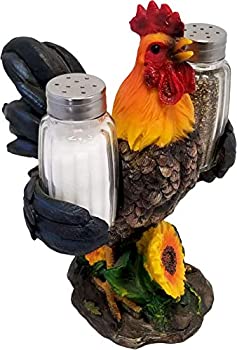 【中古】【輸入品・未使用】Spice to CrowについてRooster Salt & Pepper Shaker