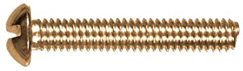 【中古】【輸入品・未使用】Theヒルマングループ45282?6???32?X 3インチラウンドヘッドスロットマシンねじ、真鍮、20-pack ブラス 45282 1