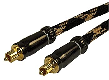 【中古】【インポート品・未当て嵌める】mycablemart 1.5?Ft Elite Toslinkデジタル光オーディオ有線テレビ( spdi / F )、金属元素Connecto