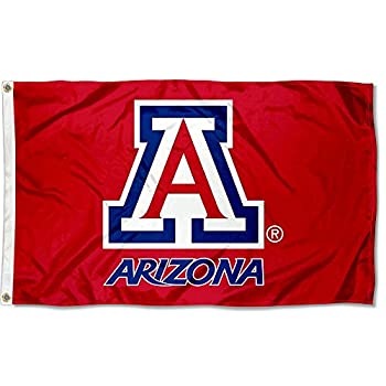 【中古】【輸入品・未使用】Arizona Wildcats Largeレッド3?x 5?Collegeフラグ
