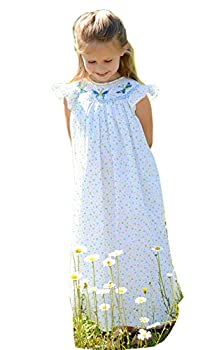 【中古】【インポート品・未当てはめる】carouselwearベビーガールズドレスHand Smocked Butterflies For Spring Summer復活祭 US 大きさ: 6m 色つや: 白いこと