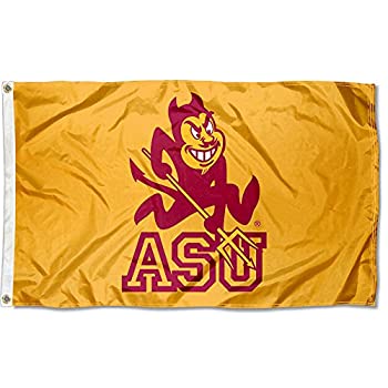 【中古】【輸入品・未使用】Asu Arizona State Sun Devils University Large Collegeフラグ|スカイマーケットプラス