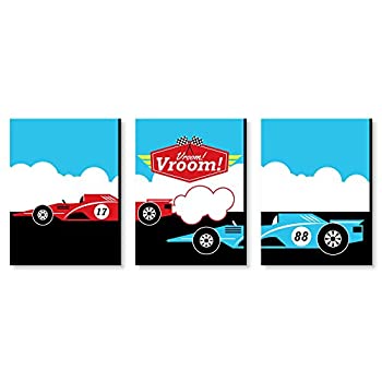 【中古】【輸入品・未使用】Let's Go Racing - Racecar - Race Car Wall Art & Kids Room Decor - 7.5\