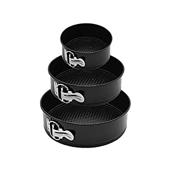 【中古】【輸入品・未使用】ROARINGWILD ステンレススチール ケーキパン ノンスティック各種サイズ ベーキングモールドツール (Bセット)