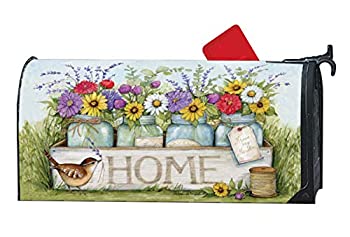 【中古】【インポート品・未当て嵌める】MailWraps Studio M Welcome Home Decorative目あたらしい磁気郵便受け押しかぶせる 亜米利加製 優れた耐候性 標準尺度大きさ 幅6.5 x 長さ19inの
