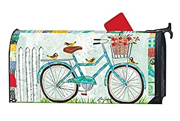 【中古】【輸入品・未使用】MailWraps Studio M Enjoy The Ride Decorative オリジナル磁気メールボックスカバー アメリカ製 優れた耐候性 標準サイズ 幅6.5 x 長さ19インチ｜スカイマーケットプラス