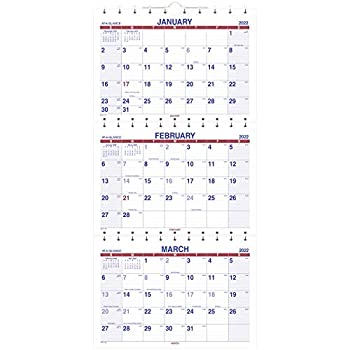 【中古】【輸入品・未使用】AT-A-GLANCE 2022年壁掛けカレンダー 12インチ x 27インチ Lサイズ ページに移動 3ヶ月用 (PMLF1128)｜スカイマーケットプラス