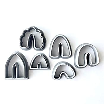 【中古】【輸入品・未使用】Clayful Co イヤリング用ポリマー粘土カッター ? Clayful Co アーチパック 6個セット ? 粘土カッター ポリマー粘土ジュエリーイヤリングの形状