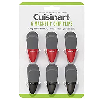 【中古】【輸入品・未使用】Cuisinart CTG-00-6CC2 チップクリップ 6個セット ブラック&レッド｜スカイマーケットプラス
