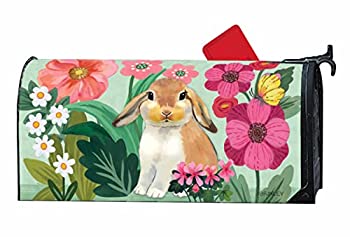 【中古】【輸入品・未使用】MailWraps Studio M バニーラブデコレーション オリジナル磁気メールボックスカバー アメリカ製 優れた耐候性 標準サイズ 幅6.5 x 長さ19インチ