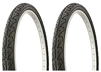 【中古】【インポート品・未当て嵌める】Lowrider タイア仕掛ける 2タイア 2タイア デュロ 26in x 1.95in 黒いこと/黒いこと 片方ウォール HF-105 銀輪タイア 銀輪タイア ビ