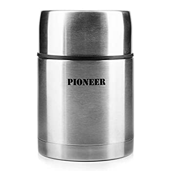 【中古】【輸入品・未使用】Pioneer HTH700 Thermo-Speisegef??, 18/10 Edelstahl, Geb?rsteter Stahl, 0,7 L