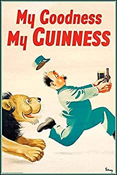 【中古】【輸入品・未使用】Guinness Beer My Goodness My Guinness byギルロイ24?x 16広告アートプリントポスタースタウトBrew