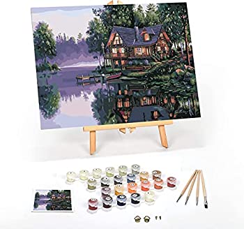 【中古】【輸入品・未使用】Paint by Numbers for Adults 初心者から上級者までの数字の絵キット 楽しいDIYアダルトアートとクラフトプロジェクト キット含む Cabin Fever 1 18,760円