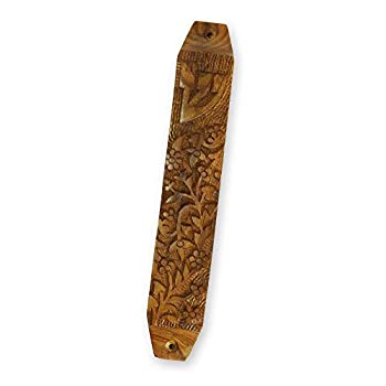 【中古】【輸入品・未使用】Prabhuji's Gifts | 装飾 - 木製メズーザーケース 9インチx1.5インチ 庭