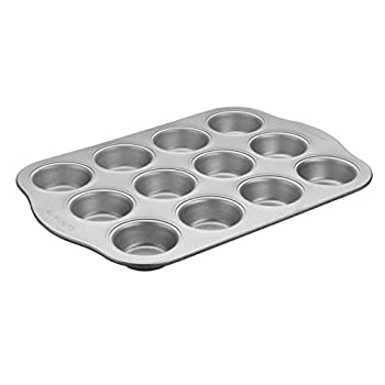 【中古】【輸入品・未使用】CUISINART CMHB-12MP 握りやすいノンスティックマフィンパン 12カップ シルバー