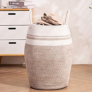 【中古】【インポート品・未当て嵌める】65L 特大ランドリー提げ篭 赤銅色