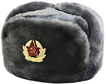 【中古】【輸入品・未使用】ロシアンミリタリースタイル冬用帽子 ウシャンカ サイズ62 (XL) グレー|スカイマーケットプラス